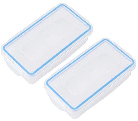 2PCS Batteriehalter Box, leichte wasserdichte Premium Kunststoff Kunststoff wasserdichte Batterie Aufbewahrungskoffer Batterieschutzabdeckung