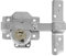 Amig - Serratura da applicare | 105 x 170 mm | Cromo lucido | Cilindro di sicurezza a 6 pin da 50 mm | Chiusura a scatto | Sistema Antibumping e Protezione contro i grimaldelli
