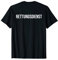Rücken Aufdruck Hinten Schriftzug Rettungsdienst T-Shirt