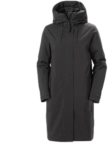 Helly Hansen Women's W Victoria Ins Rain Coat, Black, 3XL