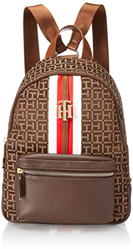Tommy Hilfiger Damen Jaden Plus Rucksack, Kastanie/Tannin, Einheitsgröße