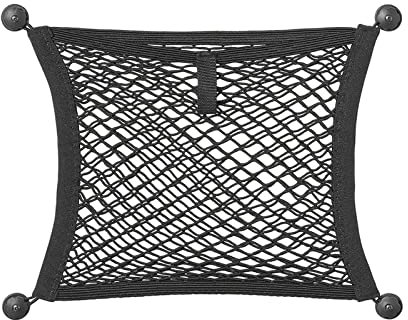 Ablagenetz 40x34cm KFZ Netz Organizer mit Schraubbefestigung für Reisemobil, Auto