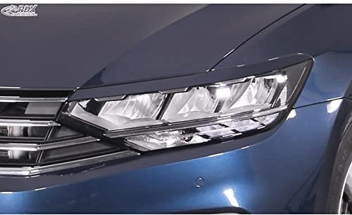 RDX Racedesign Scheinwerferblenden kompatibel mit Volkswagen Passat 3G B8 2014-2019 & 2019- (ABS)