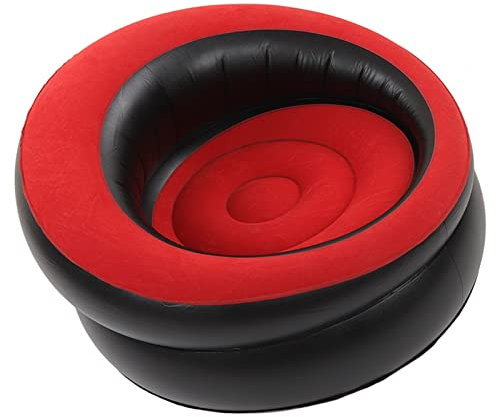 UBEF Divano Gonfiabile, Poltrona Gonfiabile con Gonfiaggio Rapido per Ufficio (Rosso)