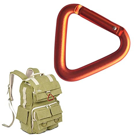 Aluminium-Legierung Schlüsselanhänger Schnalle | Delta Quick Link Karabiner Clip, Dreieck Karabiner Kettenverbinder für Schlüsselanhänger, Outdoor und