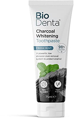 BioDenta Natural Toothpaste (Single, Charcoal)