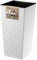 KADAX Elegante Vaso Alto per Piante da Interno ed Esterno Decorativo, Grande Fioriera in Plastica per Giardino e Balcone (Bianco, Rattan, 57 cm)