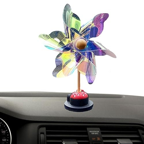 Tebinzi Fahrrad Windrad,Bunte drehende Blumen-Fahrrad-Windmühle | Zarte, Nicht verblassende Lenker-Windrad-Windmühlen-Dekoration für Motorräder und Fahrräder