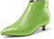 Aachcol Donna a Punta Basso Gattini Tacco Heel Stivaletti Cerniera Ufficio Dress Classico 3.5 CM Heels Verde Mela 42 EU