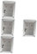 Operitacx 4er-box Briefkasten Hinterlegung Des Bürokommentarbriefes Abstimmung Wand-mail-organizer Outdoor-dropbox Mit Steckplatz Wohltätigkeit Aluminiumlegierung Mitarbeiter Klein Schmücken