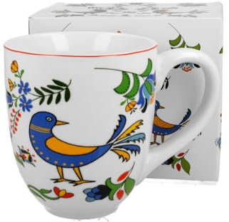 DUO KUBKI XXL Becher 1000 ml KASHUBIAN BIRD New Bone China Porzellan