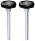 sourcing map 2pcs 1.8 Nylon Garage Door Rollers for 2 Garage Track, 4.25 Stem Quiet Garage Door Wheels, 6200zz Precision Bearing 8 Balls, Black