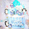 LaVenty Pinguin Geburtstag Tortendeko Pinguin Party Kuchen Deko Polar Themed Geburtstagsparty Dekoration Penguin Birthday Cake