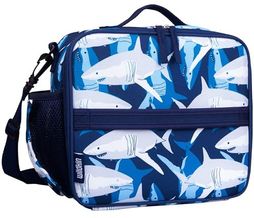 Wildkin ECO rPET Isolierte Lunchbox für Kinder, Haie