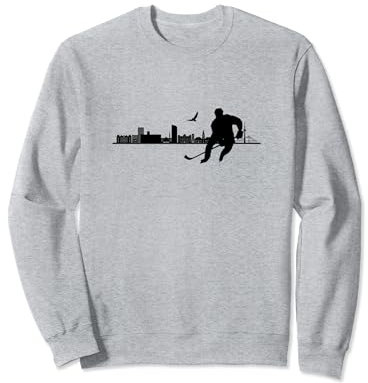 Eishockey Fan Shirt Stadt Mannheim mit Adler Skyline Sweatshirt