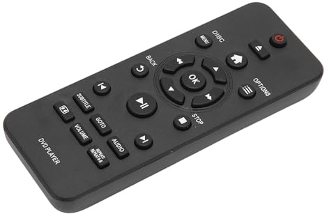 Mando a Distancia para Reproductor de DVD, Mando a Distancia Universal de Repuesto Compatible con Reproductores de DVD RC‑5721 DVP3670K Disc