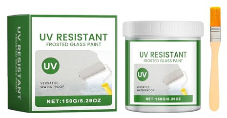 zwxqe Vernice per vetro smerigliato, resistente ai raggi UV, spray per la privacy delle finestre, vernice per vetro smerigliato resistente all'acqua, perfetta per migliorare il bagno e l'arredamento