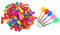 VICASKY 1010stücke Dart-set Mit Bunten Und Luftballons Spannendes Ballonspiel Für Wettbewerbe Partys Und Hochzeiten Hand-augen-koordination