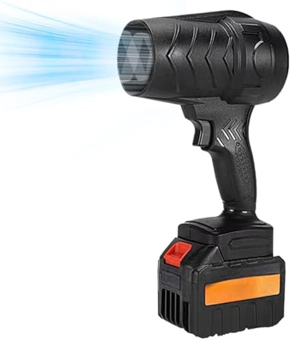 Uonguon Electronic Air Duster, Cordless Air Blower, Handheld Air Duster, Stepless Speed Air Blower, Portable Dust Cleaner, Turbine Fan Air Duster, Air Blower for Keyboard,Dust Cleaner for Home,