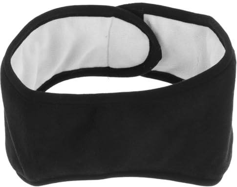 VICASKY Sleep Noise Cancelling Ear Muffs - 2 in 1 Eye Mask & Winter Warmers: Adjustable Soft Earmuffs Headband for Sleeping, Running, Yoga, Cycling & Skiing Warm Windproof Defenders