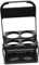 MOLUCKFU Bierkorb Biertragekorb Bierflaschentragekorb Bierdosen faltbar Wasserflasche Flaschentasche Bierfass getränkekistenregal flaschenhalter Bierhalter Tassenträger Bierregal pp Black