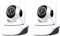 Generico Kit 2 Telecamere di Sorveglianza WiFi, HD 720p, Motorizzate, Visione Notturna, Compatibili con App YOOSEE
