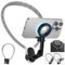 2 in 1 Magnetic Neck Cell Phone Holder,Neck Cell POV/Vlog Phone Holder,360° Adjustable Camera Neck Mount,With Magnetic Iron Sheet and Camera Fixing, for iPhone 15 14 13 12 Series Android Phones(Gray)