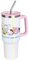sarcia.eu Hello Kitty and Friends Tasse THERMIQUE avec paille en métal, acier inoxydable, gobelet pour voiture GRAND 1.18l