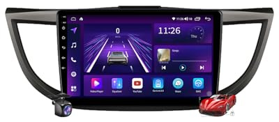 Android 15.0 Autoradio Stereo Navi mit 4G 5G WiFi DSP Carplay Android Auto für Ho-nda CRV 2012-2016 Sat GPS Navigation 10 Zoll MP5 Multimedia Video Player FM BT Receiver,M6 Plus 1