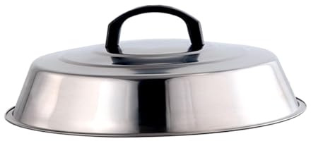 Guangcailun Couvercle à hamburger pour badigeonner et cuire à la vapeur, accessoire de grillade pour barbecue, plaque de cuisson steak, couvercle vapeur pour cuisson la