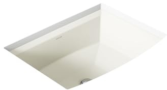 KOHLER K-2355-0 Archer Under-Mount Bathroom Sink, White