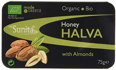 Sunita Organic Honey Halva with Almonds 75g