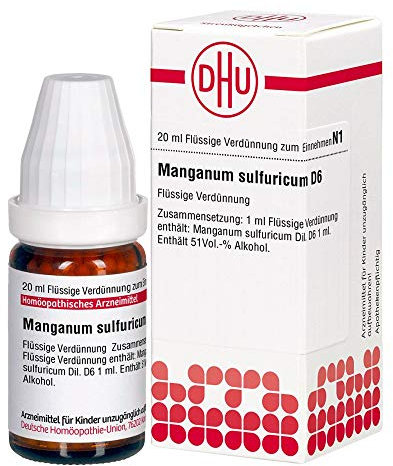 MANGANUM SULFURICUM D 6 Dilution 20 ml