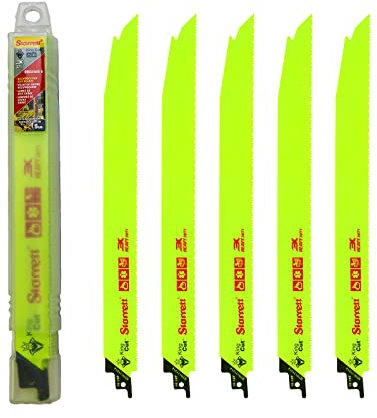Starrett Bi-Metal King Cut Heavy Duty Extra Deep Reciprocating Saw Blade 300mm (12-inch) - Pack of 5
