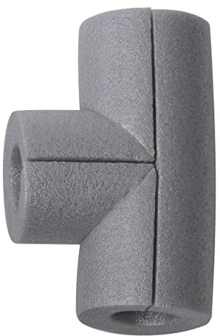 CLIMAPOR Raccord en T pour gaine d'isolation - en PE - gris - 18/13 - épaisseur paroi 13 mm - 30 pièces