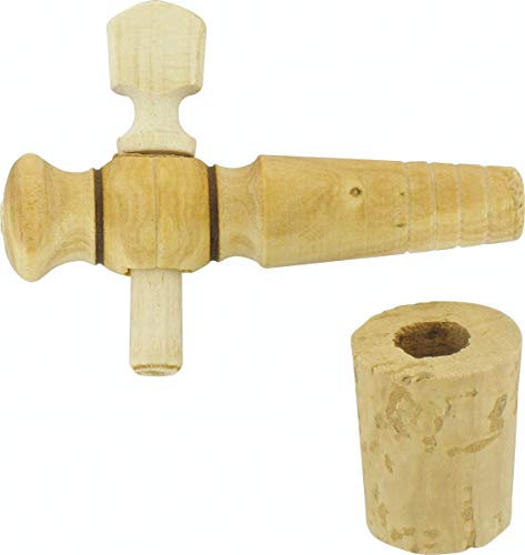 Générique Robinet vinaigrier Bois - 2,5 Pouces + Bouchon liège