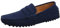Jamron Hommes Daim Penny Loafers Confort Chaussures de Conduite Mocassin Slippers Bleu Marine 2088 EU43