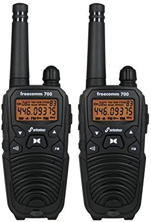 President freecomm 700 par de walkie talkies pmr446 estándar