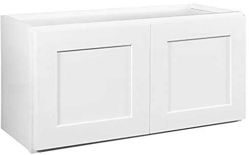 Design House Brookings Shaker Wall Kitchen Cabinet, White, Wood, 36