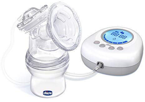 Chicco Tiralatte Elettrico Intuitivo NaturallyMe, Bianco