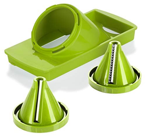 Genius Nicer Smart | 3 Teile Schneider | Dekorative Spiralen | Juliennes | Julietti | Gemüse-Spaghetti | NEU, Kiwi