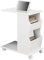 SoBuy FBT67-W Table d’Appoint Bout de Canapé Moderne roulante avec 2 Compartiments de Rangement