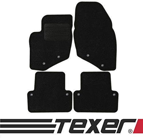 TEXER Textil Fußmatten Passend für Volvo V70 II Bj. 2000-2007 Basic