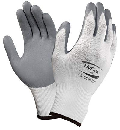 Rossini Trading GGU926G6 Handschuh Hyflex Foam 11-801, weiß/grau, 6