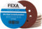 60x Dischi Abrasivi Velcro - 125 mm tondi - Levigatrice Eccentrica Fexa - Fogli Abrasivi 11 fori per carta vetrata - 60 pezzi
