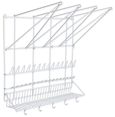 Support mural (acier inoxydable) pour poche à douille et douilles