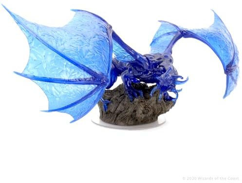WizKids DandD Icons of the Realms: Sapphire Dragon Premium Figure Halloween