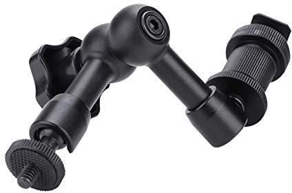 Magic Arm, 7 Articulating Adjustable Friction, Articulating Stand Bracket for Monitor LED Light/Camera Cage/Microphones/Flashes