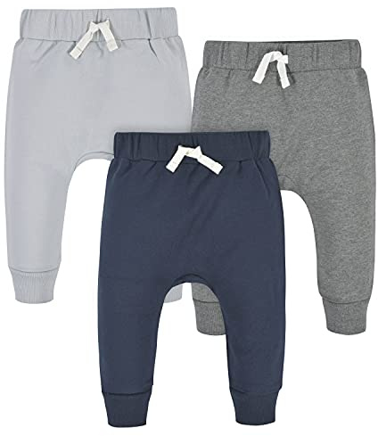 Gerber Toddler 3-Pack Jogger Pants - Pantalones Deportivos Bebé-Niños