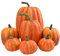 Settoo 7 calabazas artificiales grandes para Acción de Gracias y Halloween, calabaza artificial, decoración creativa de mesa para el hogar
